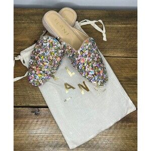 New In Bag LLani Confetti Slides Size 40